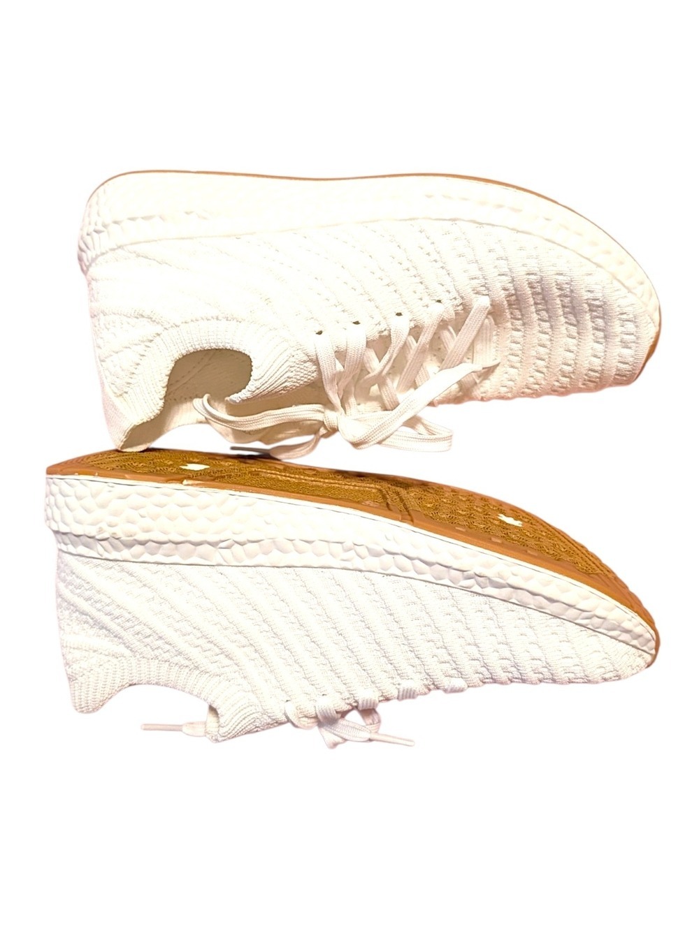 Danskin White Knit Slip-on Athletic Sneakers Women's - Picture 5 of 10